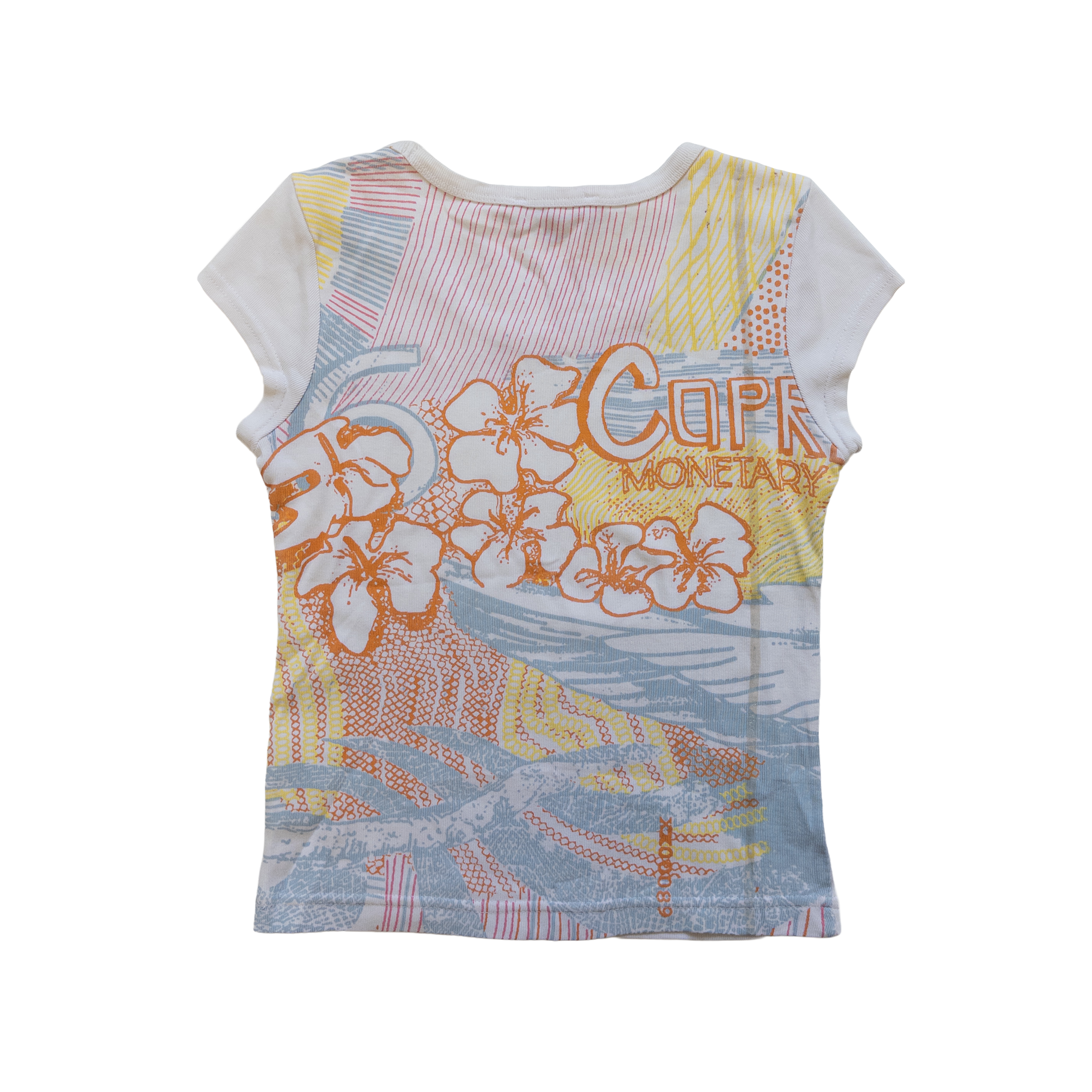 XX BY MEXX Capri Monetary Graphic T-Shirt | White