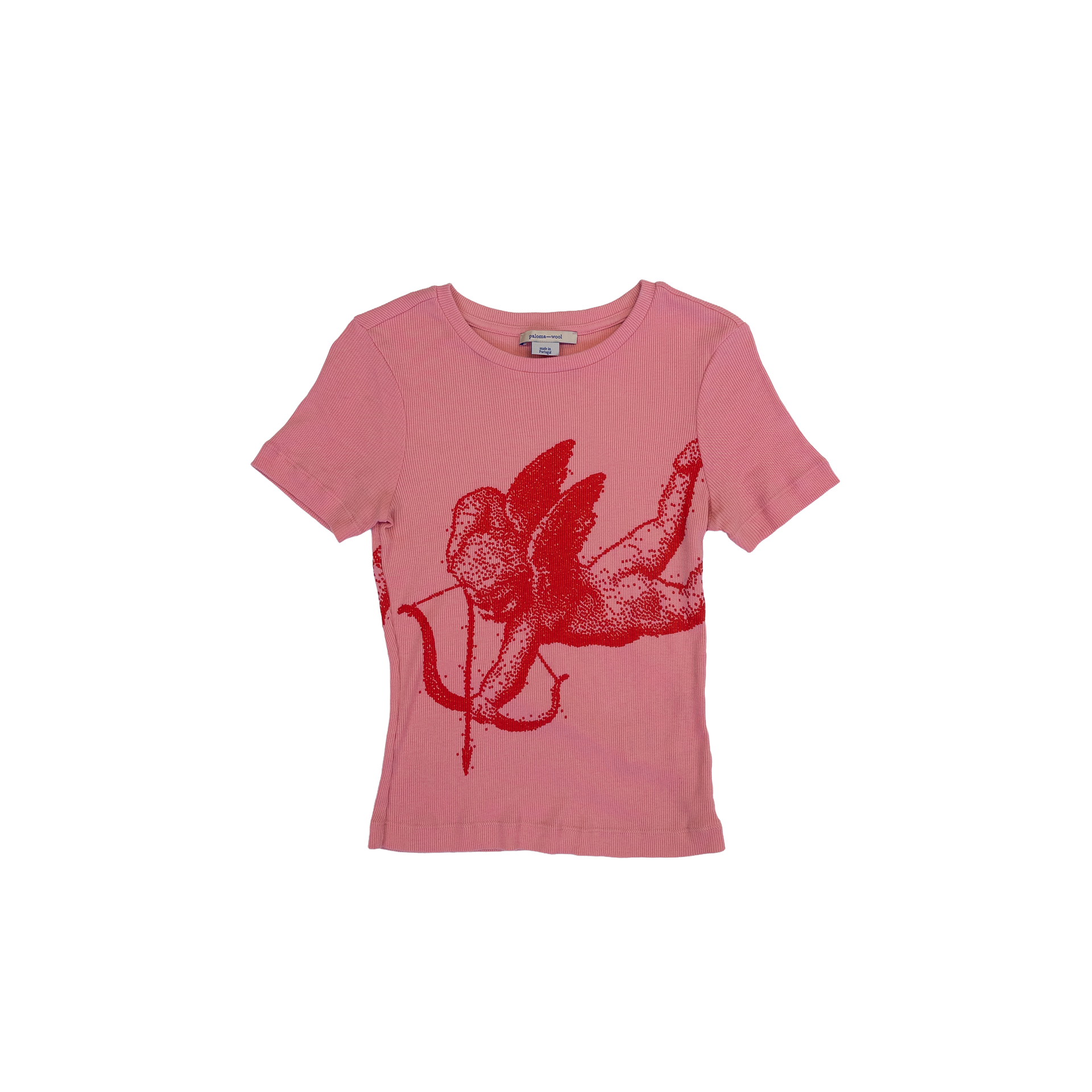 Paloma Wool Souvenir Saint Angelo T-Shirt | Women's XS-S | Pink