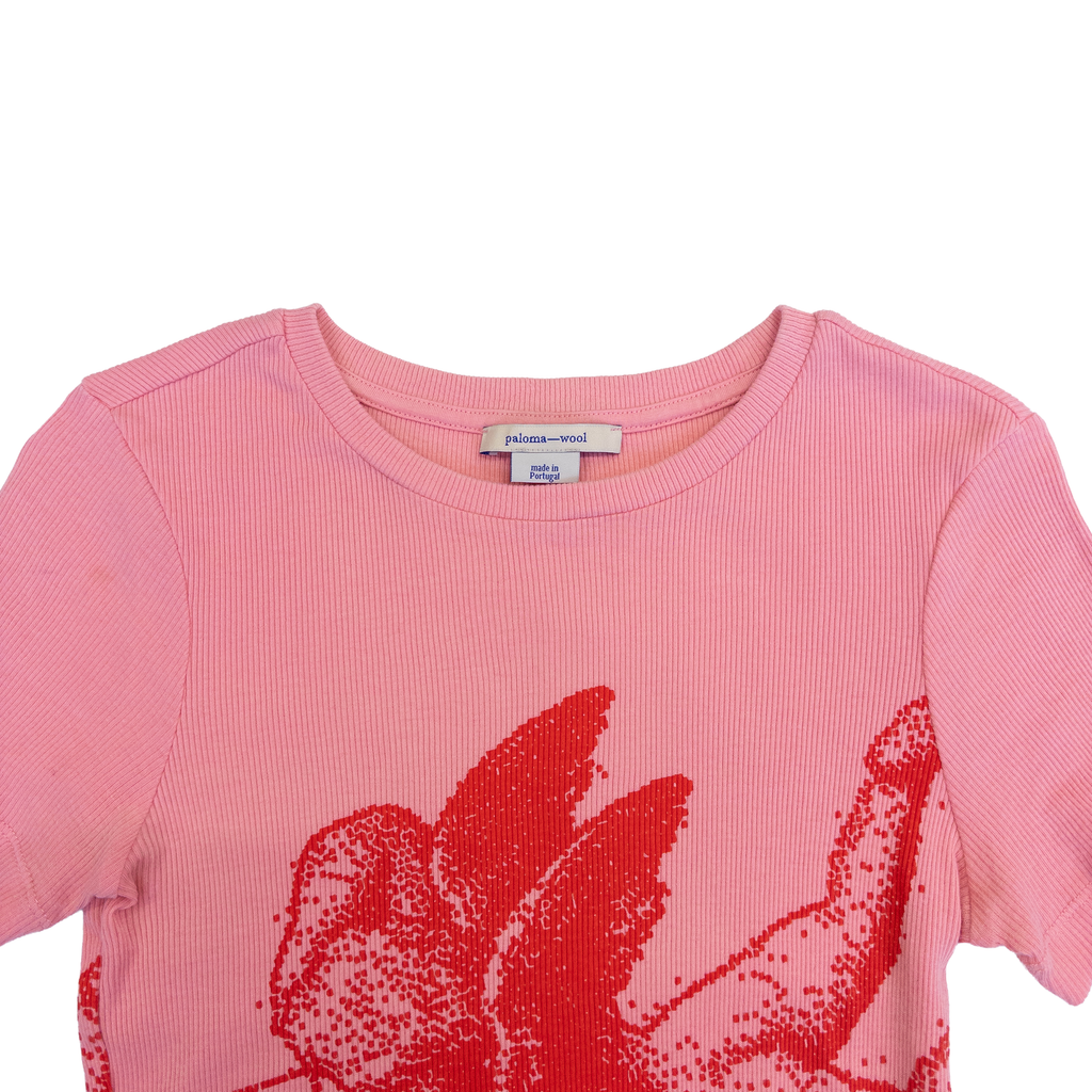 Paloma Wool Souvenir Saint Angelo  T-Shirt | Women’s XS-S | Pink