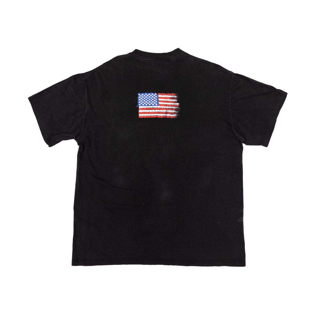 Wild Oats US Flag T-Shirt | Black