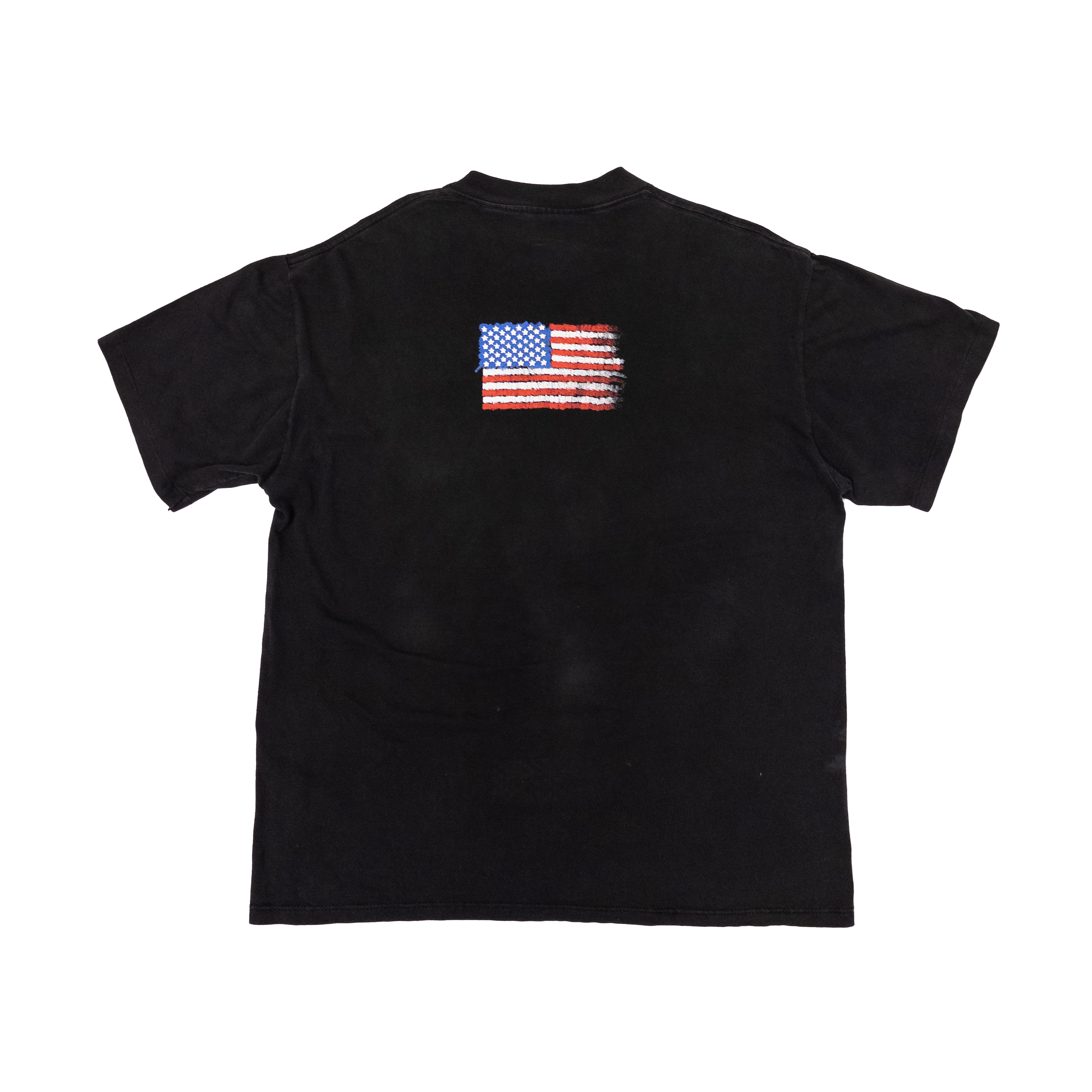 Wild Oats US Flag T-Shirt | Black