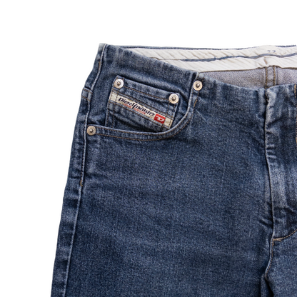 Diesel Low-rise Flared Jeans | Dark Wash