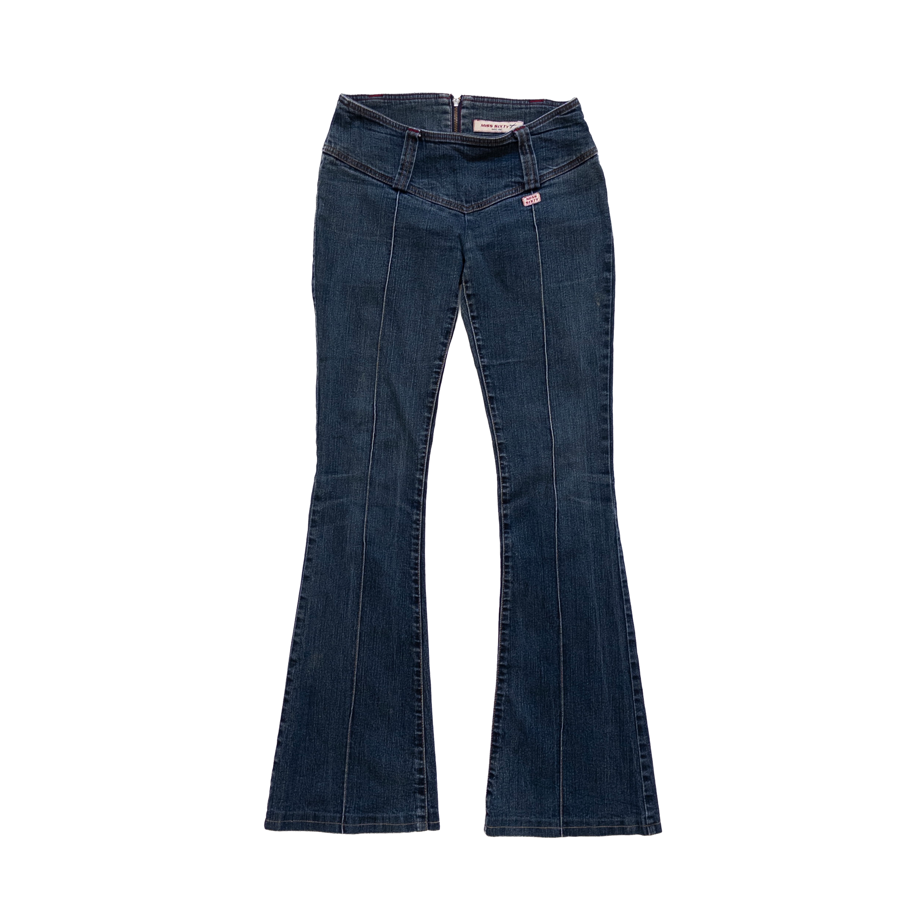 Miss Sixty Low-rise Flared Jeans | Dark Wash