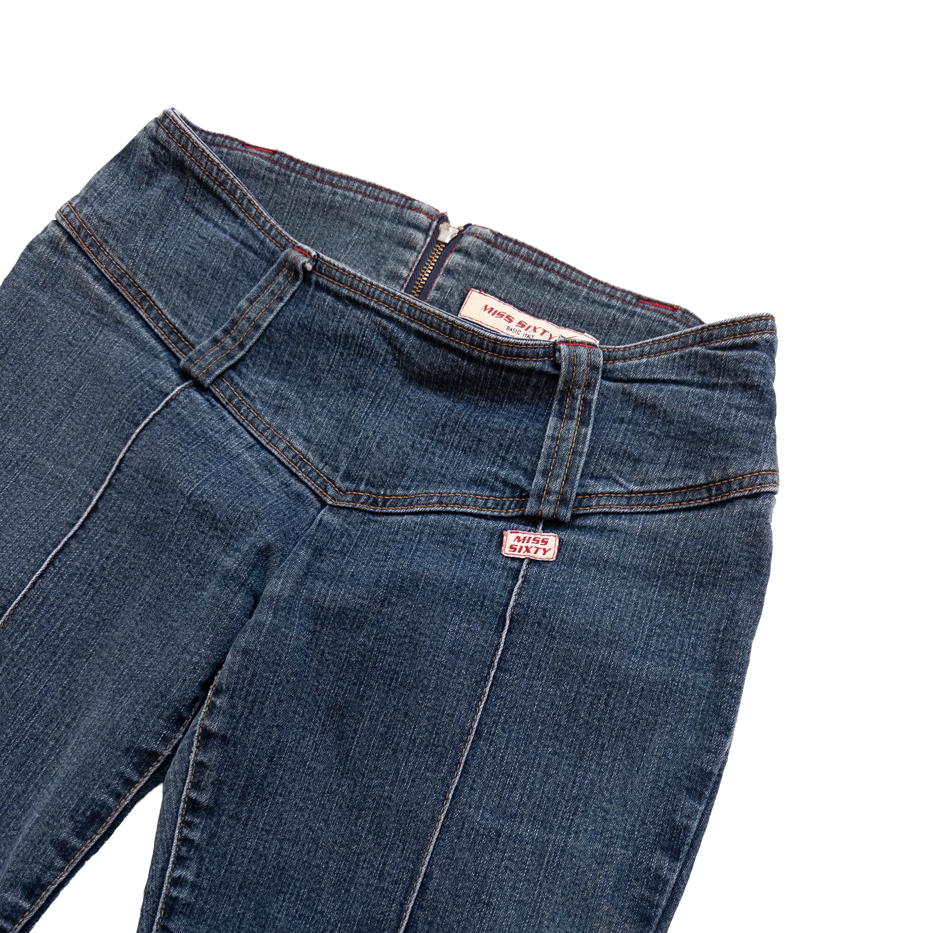 Miss Sixty Low-rise Flared Jeans | Dark Wash