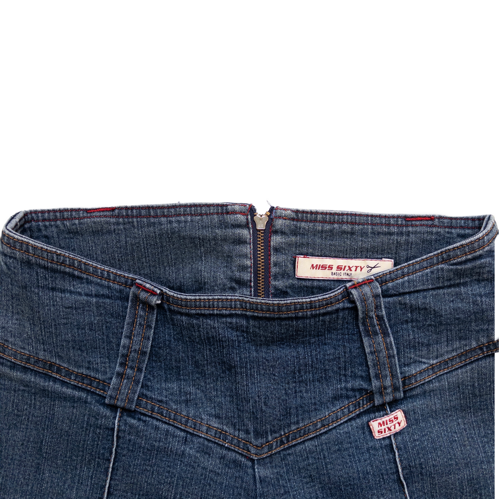 Miss Sixty Low-rise Flared Jeans | Dark Wash