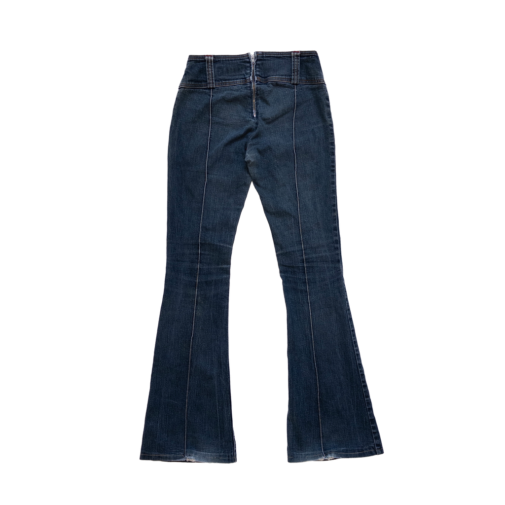 Miss Sixty Low-rise Flared Jeans | Dark Wash