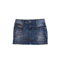 Benetton Denim Mini Skirt | Mid Wash