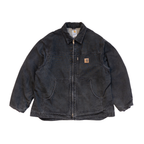 Carhartt Sherpa Lined Work Jacket | Washed black
