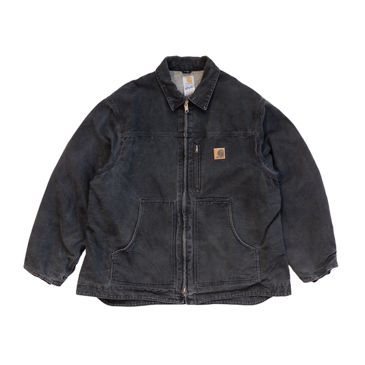 Carhartt Sherpa Lined Work Jacket | Washed black