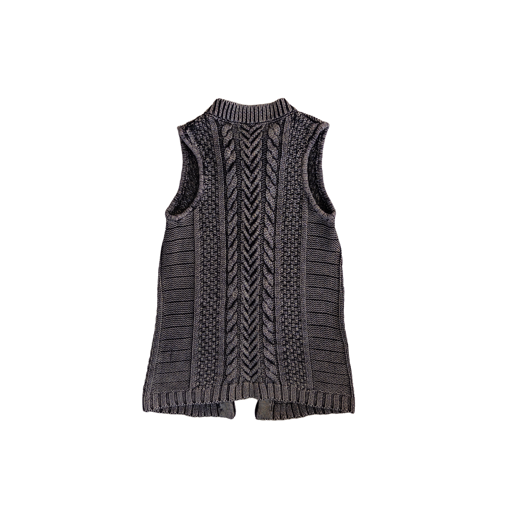 Vintage America Jeans Knit Sweater Vest | Women’s XS-S | Grey