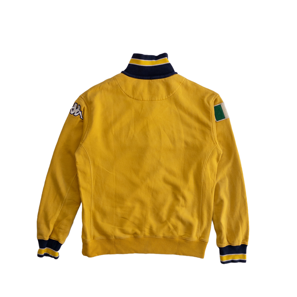 Kappa Piemonte Quarter Zip Jumper | Yellow