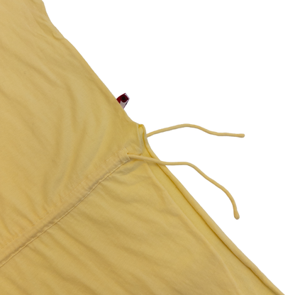 Waist Tied Up Asym T-Shirt | S-L | Yellow