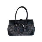 Coach Monogram Handbag | Black
