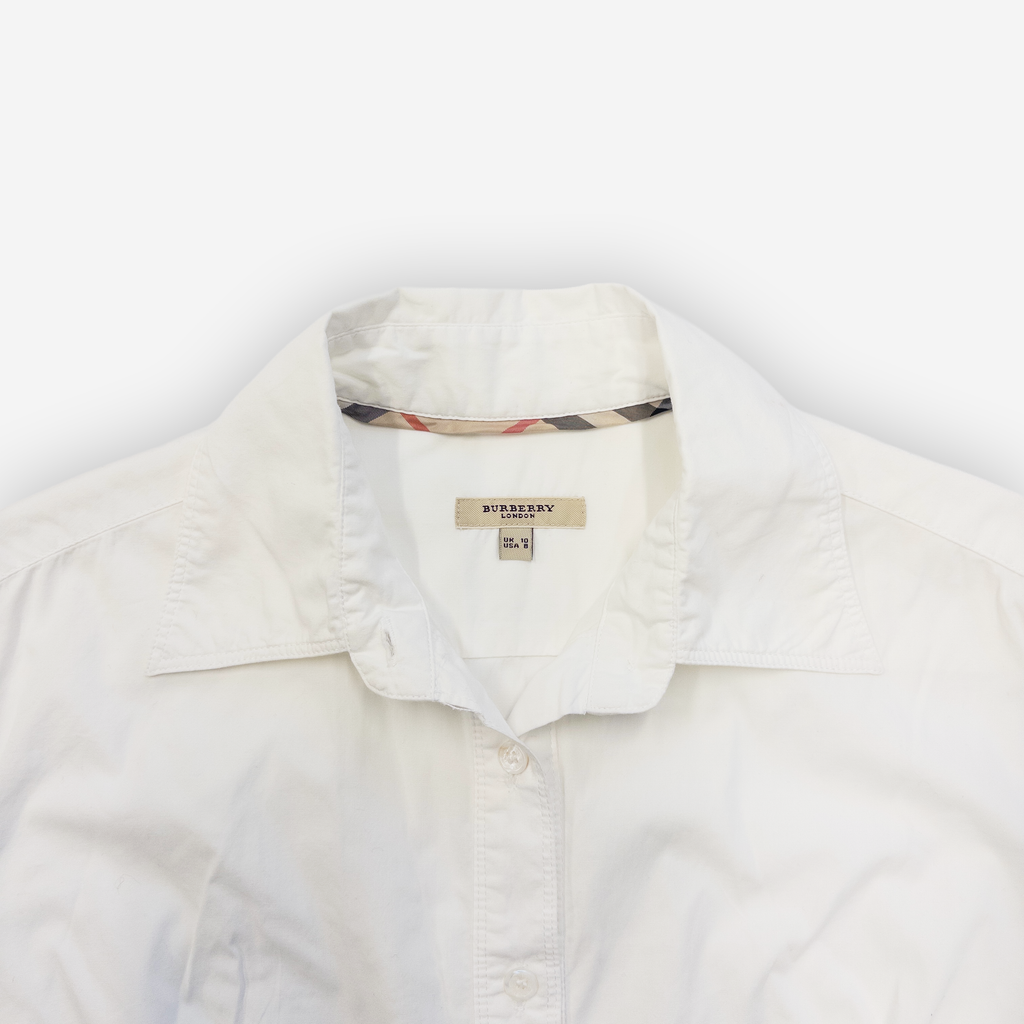 Burberry White Half Sleeve Shirt | White