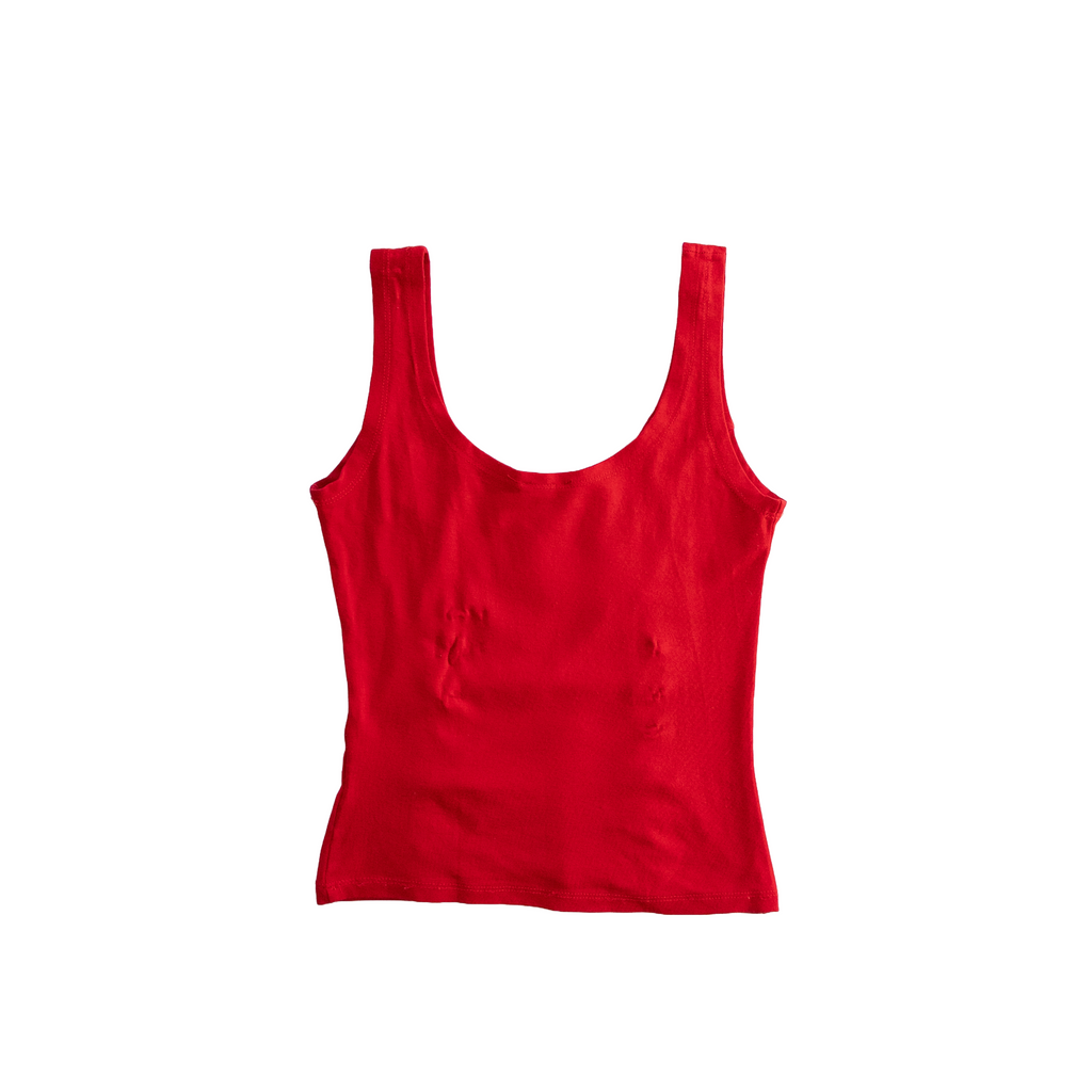 Class Lace Up Tank | Red