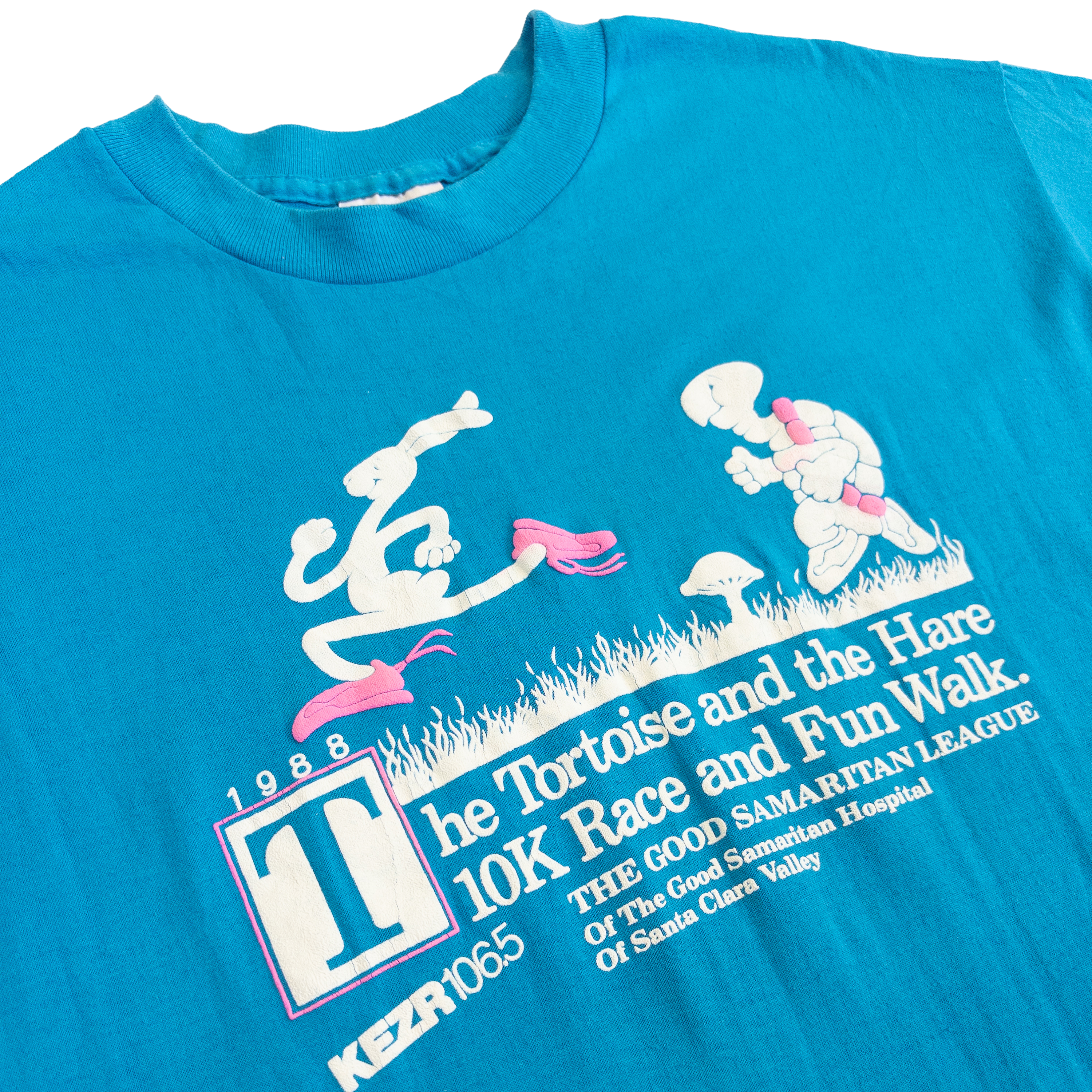 Saratoga National Bank 1982 T-Shirt | Men’s L | Blue