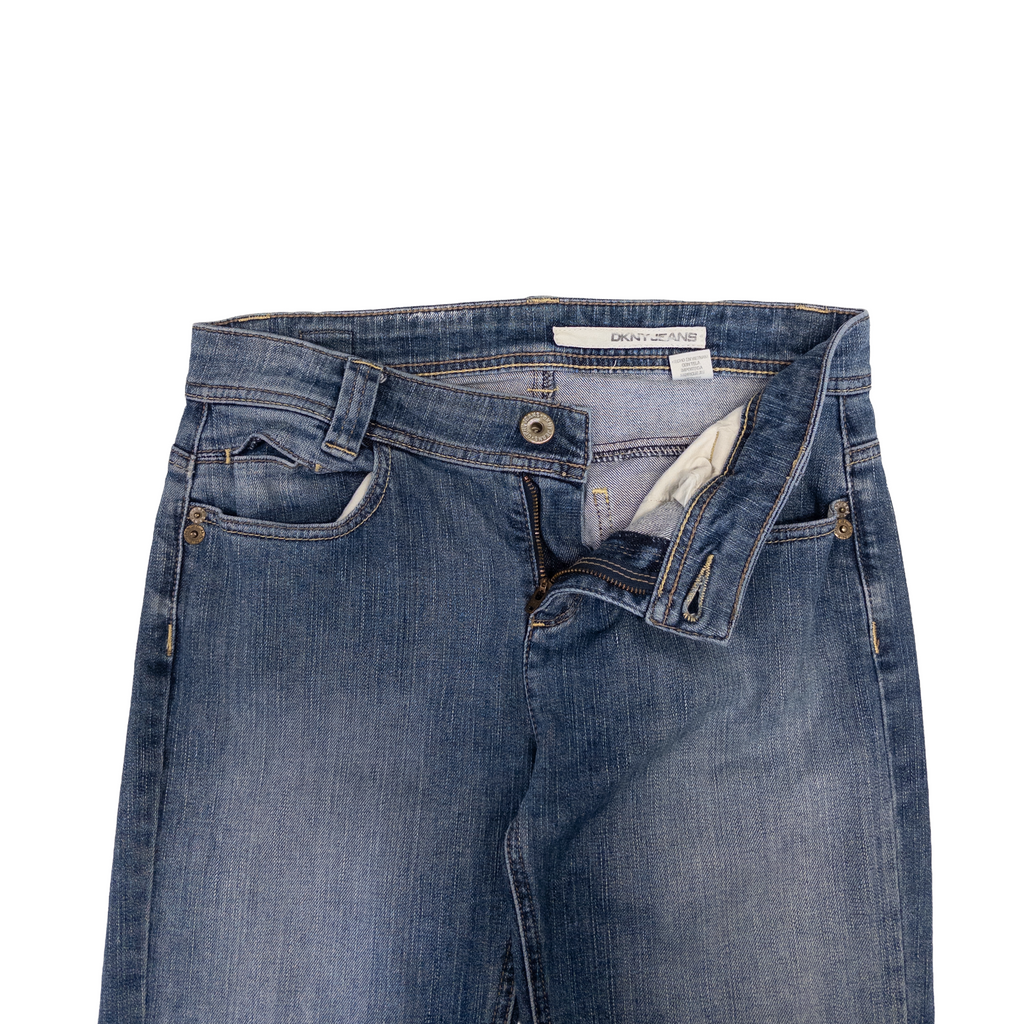 DKNY Low Rise Straight Jeans | 29 | Mid Washed