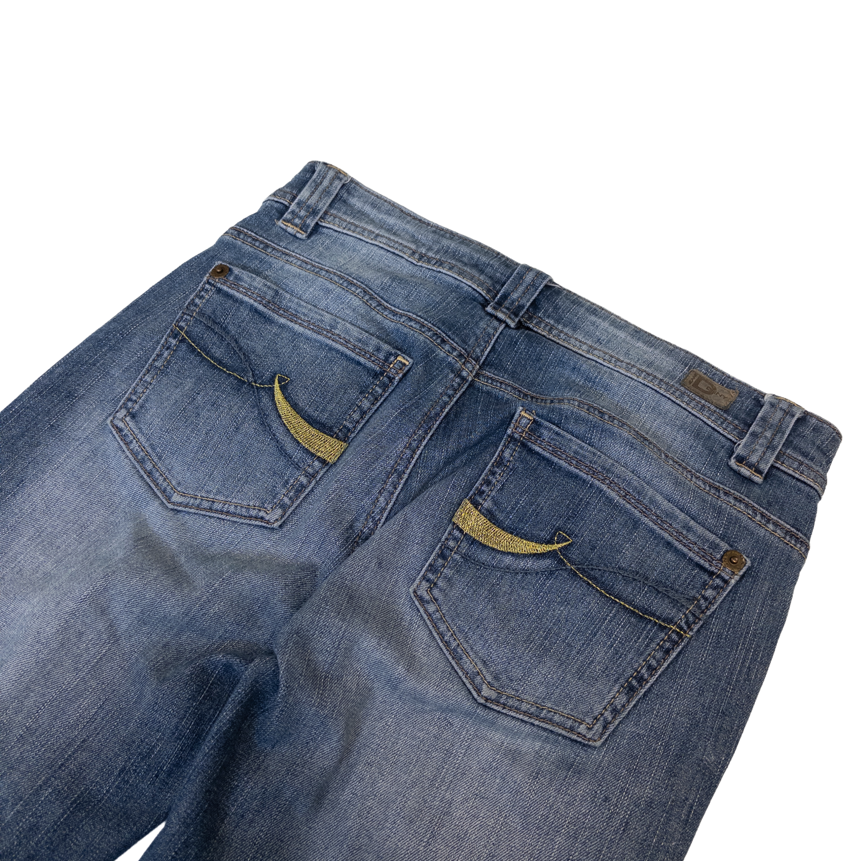 DKNY Low Rise Straight Jeans | 29 | Mid Washed