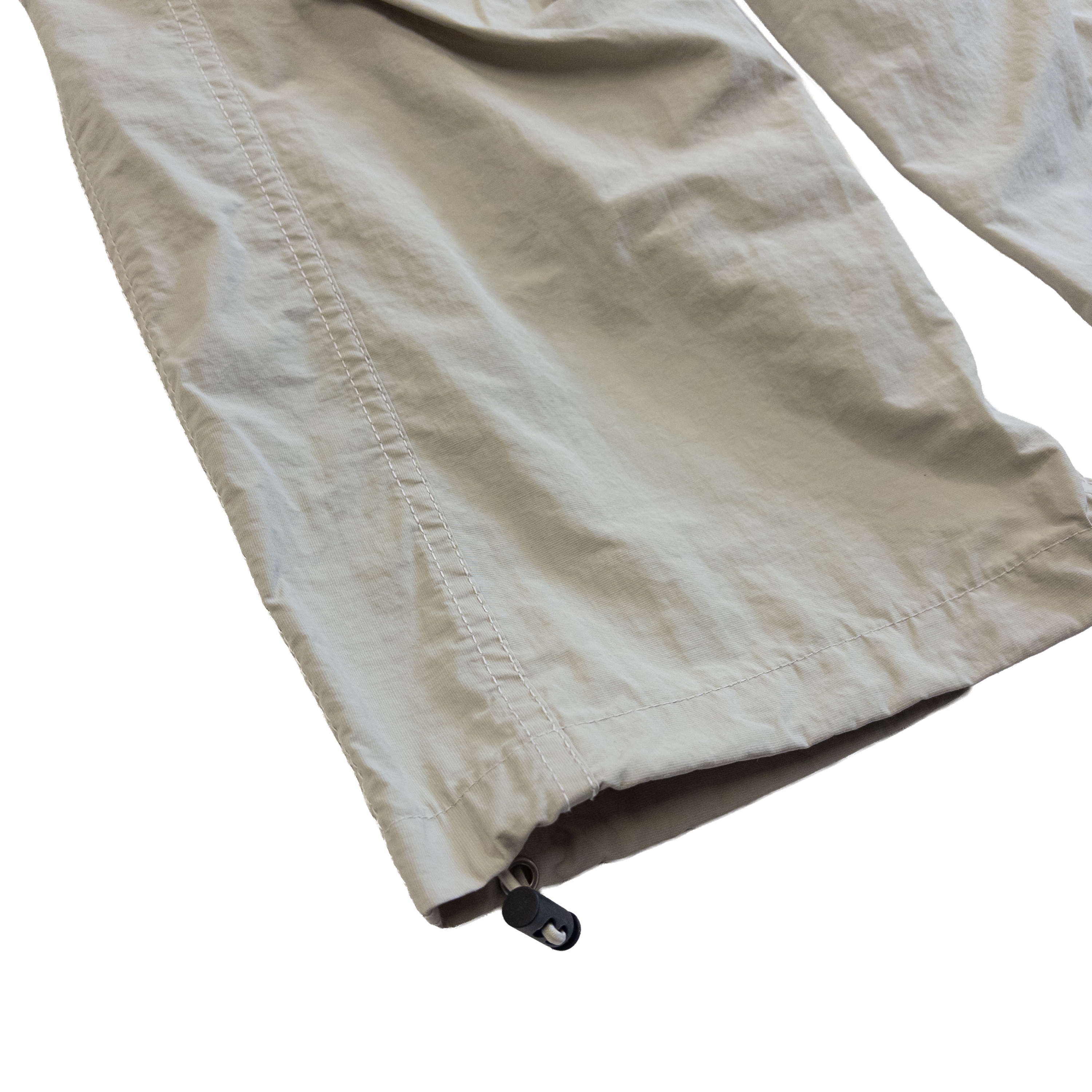 Pair Banding Waist Parachute Pants | M | Light Grey