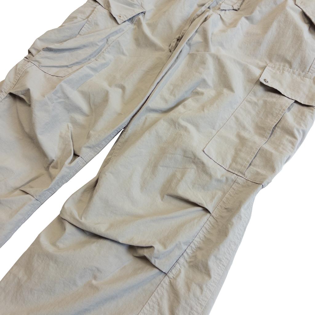 Pair Banding Waist Parachute Pants | M | Light Grey