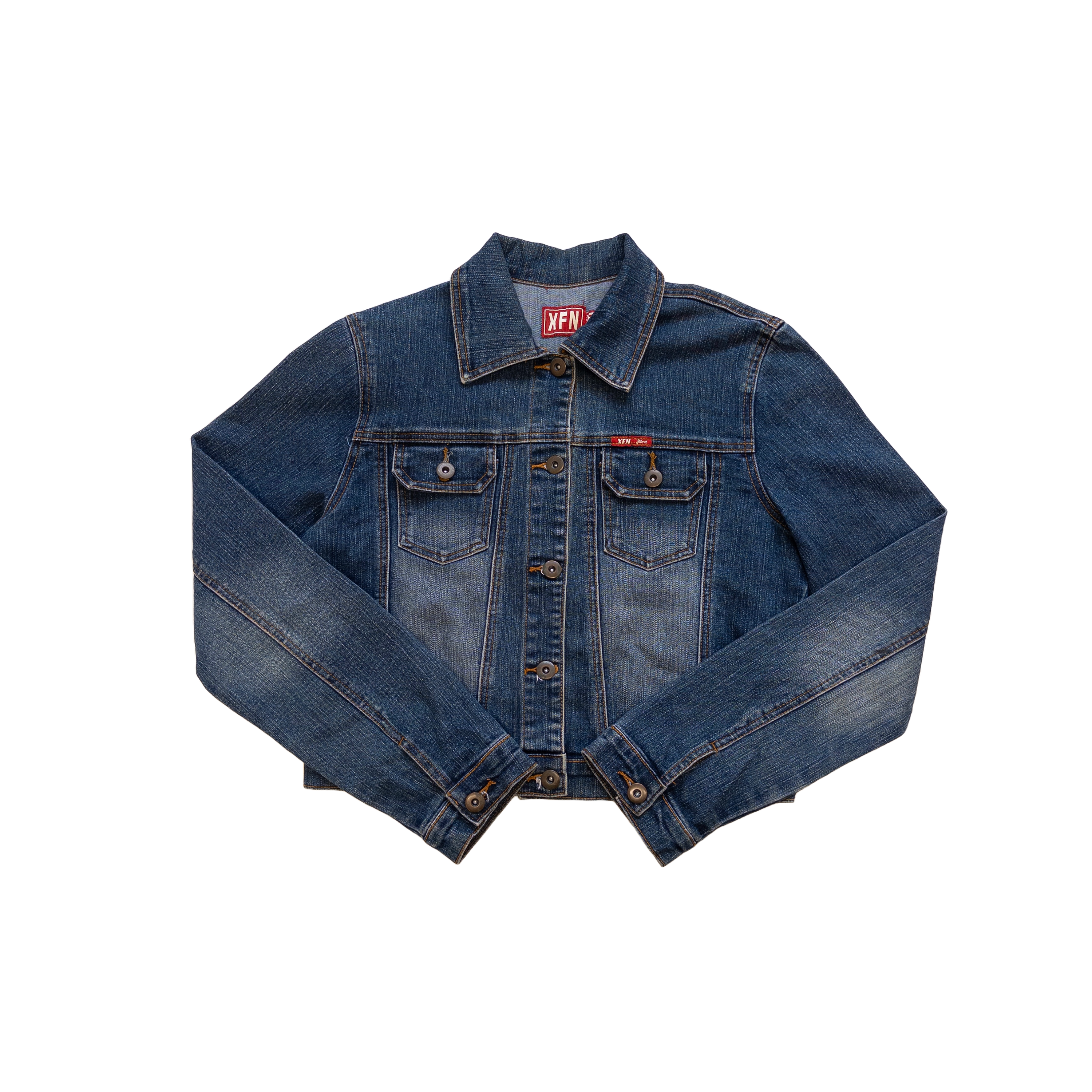 Embroidered Denim Jacket | Mid Wash