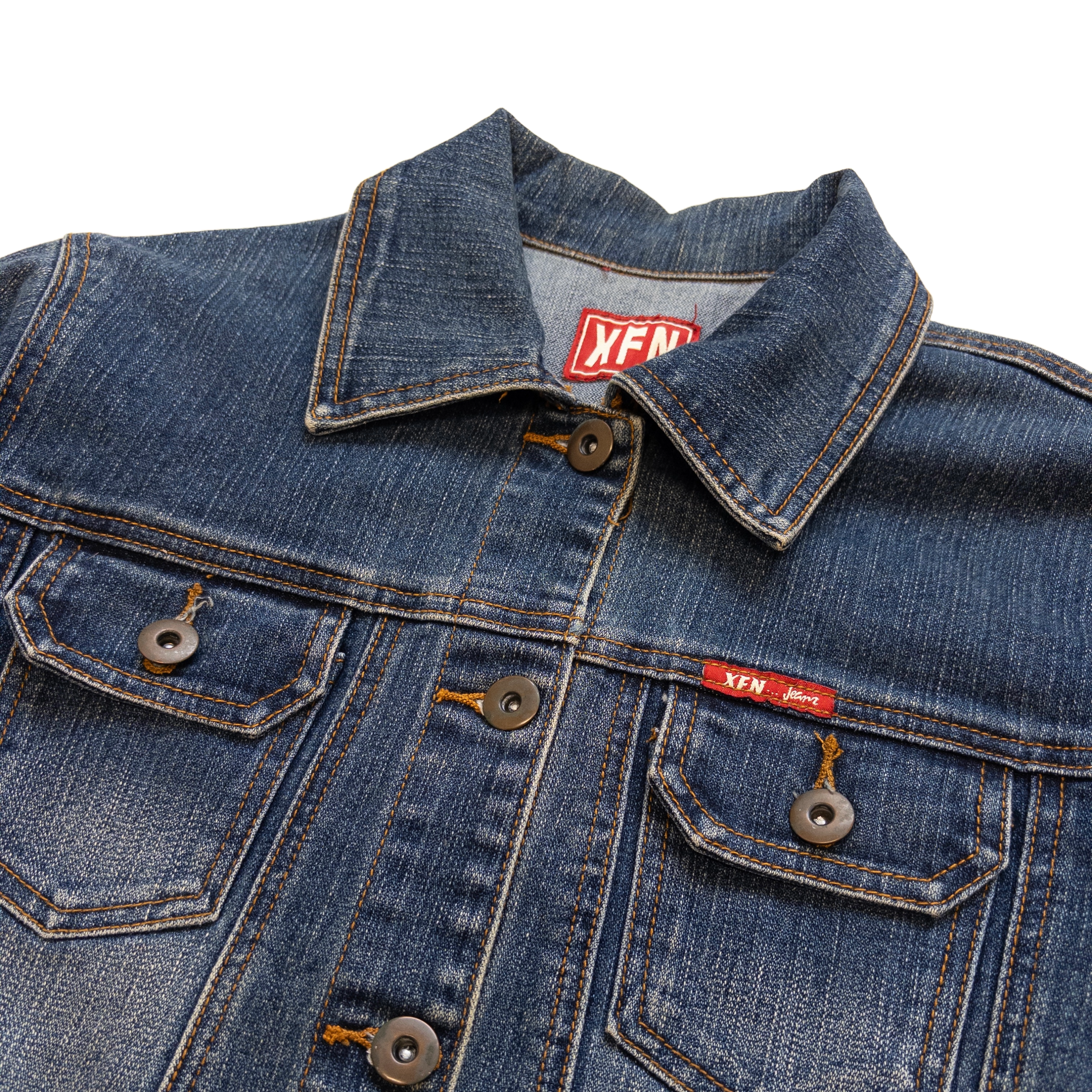 Embroidered Denim Jacket | Mid Wash