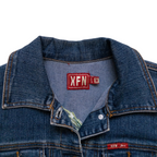 Embroidered Denim Jacket | Mid Wash