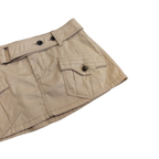 Diesel Low Rise Belted Skirt | 28 | Beige