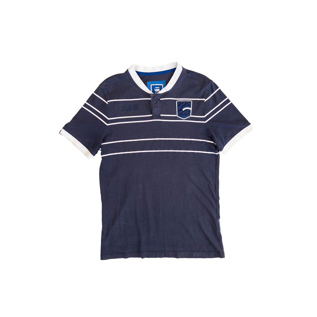G-Star Raw Button T-Shirt | Men’s M | Navy