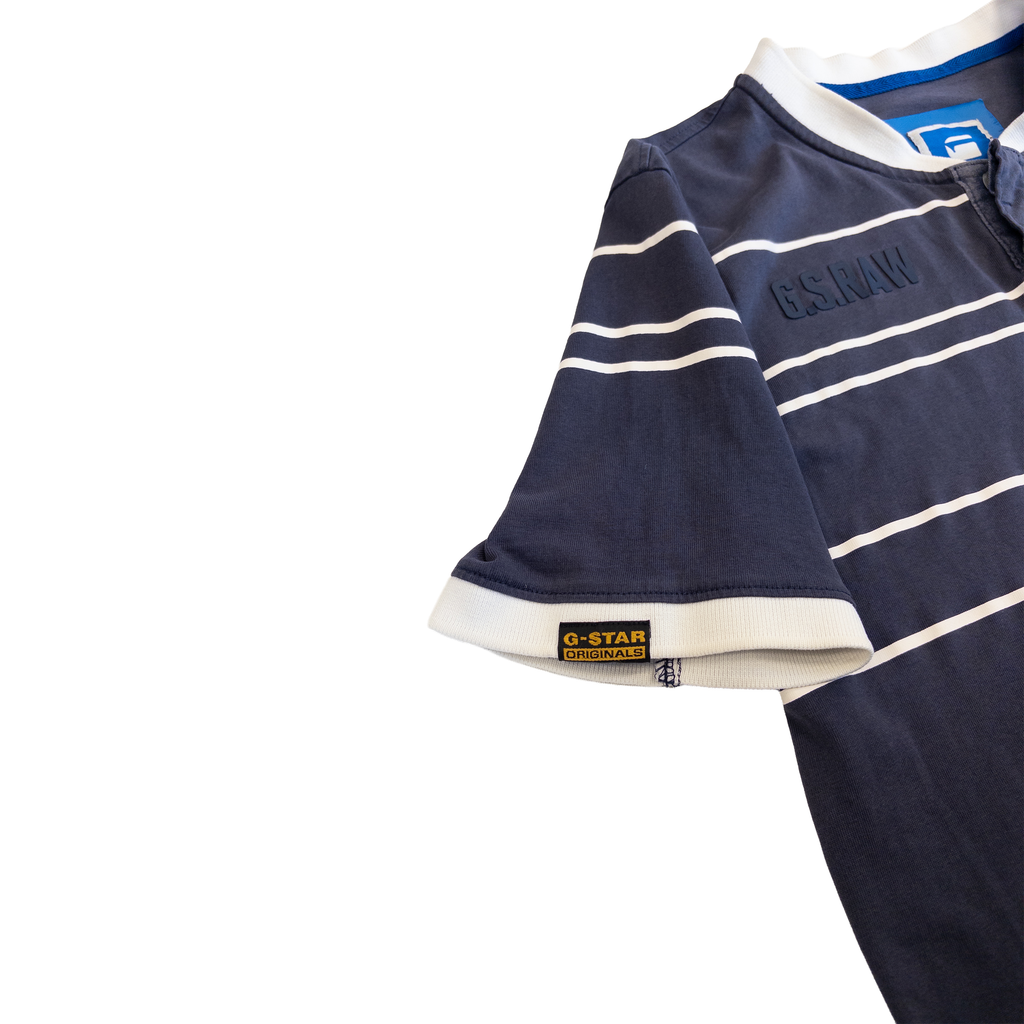 G-Star Raw Button T-Shirt | Men’s M | Navy