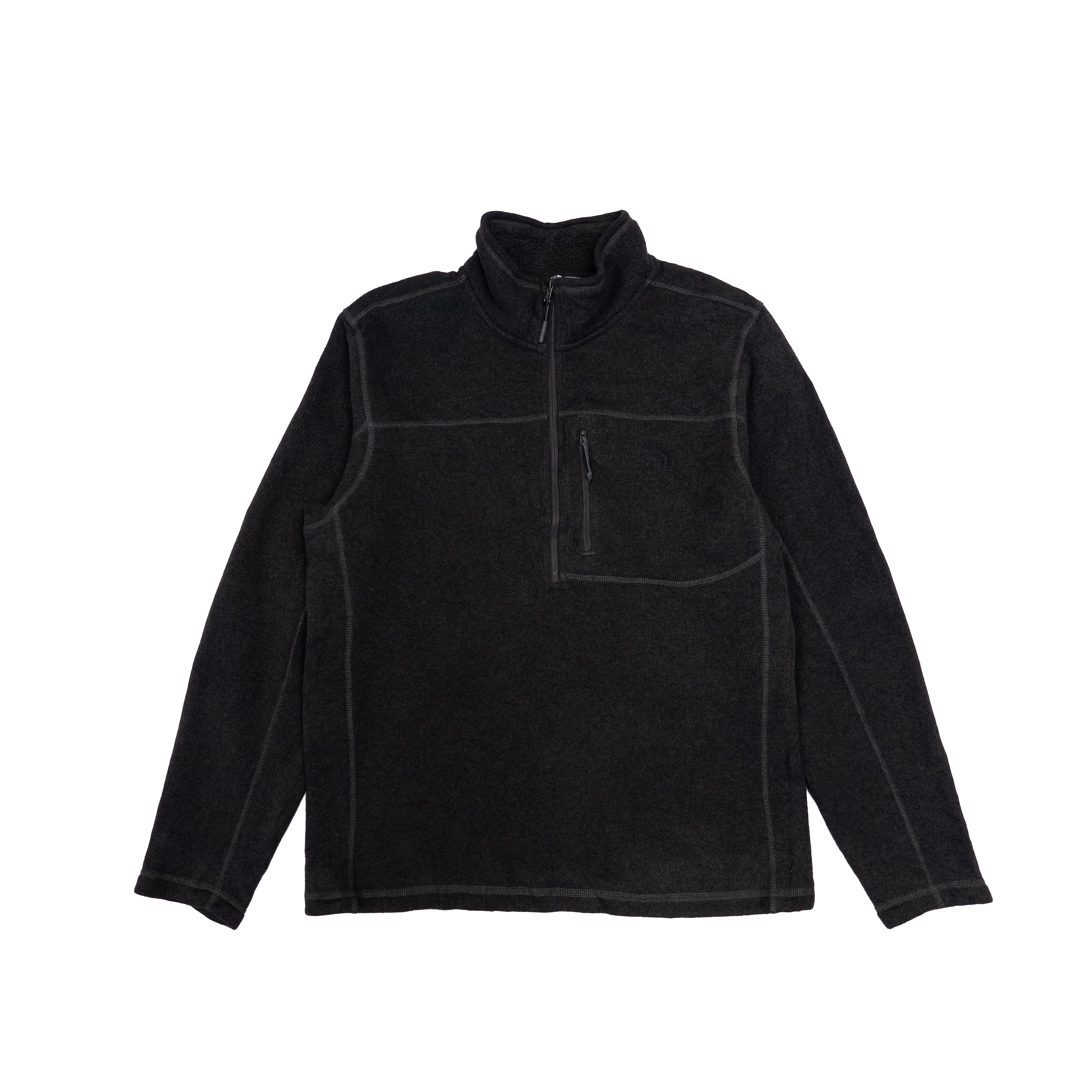 The North Face Quarter Zip Fleece | L | Dark Grey