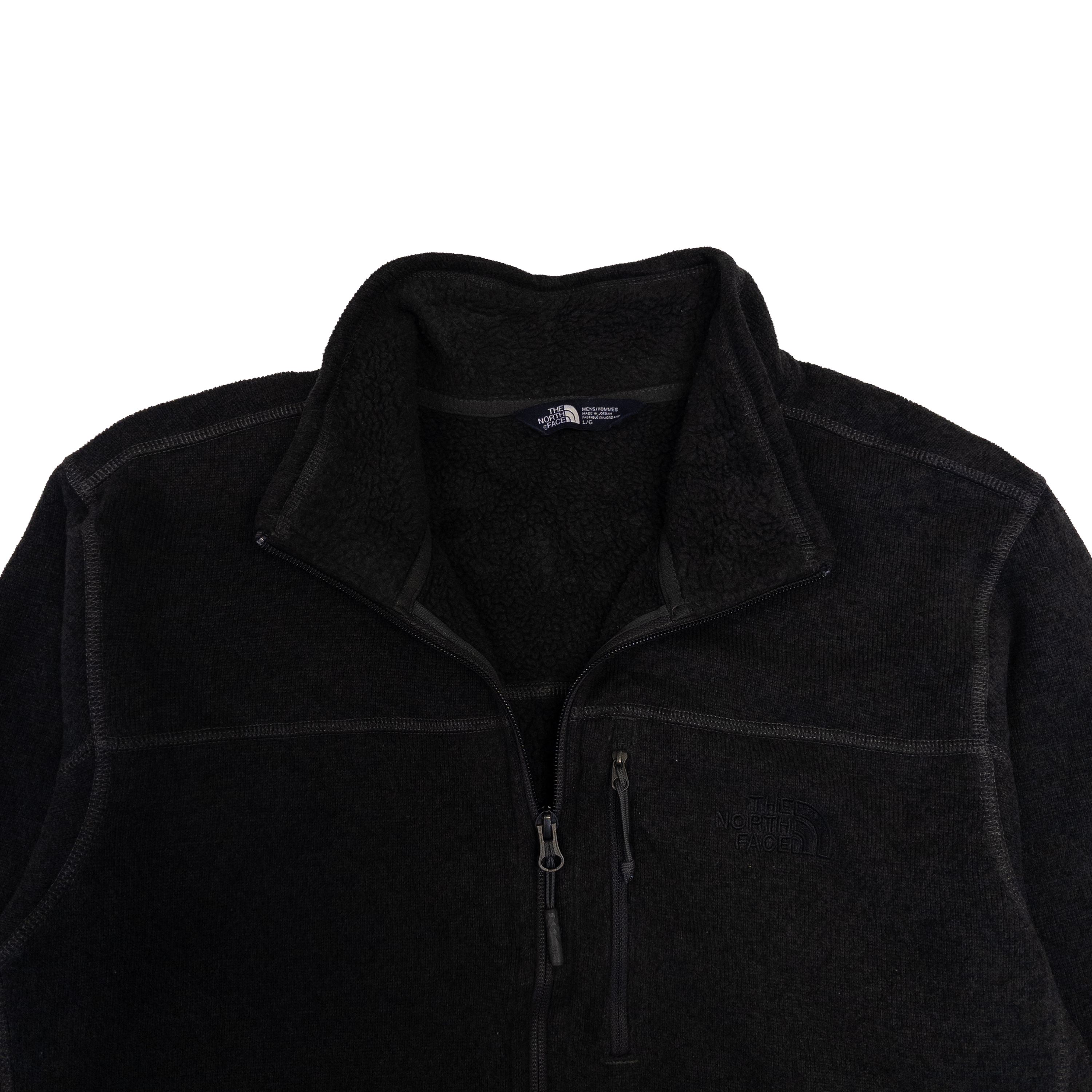 The North Face Quarter Zip Fleece | L | Dark Grey