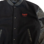 Canada Campbell’s Vintage Letterman Jacket | Men’s L-XL | Black