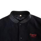 Canada Campbell’s Vintage Letterman Jacket | Men’s L-XL | Black