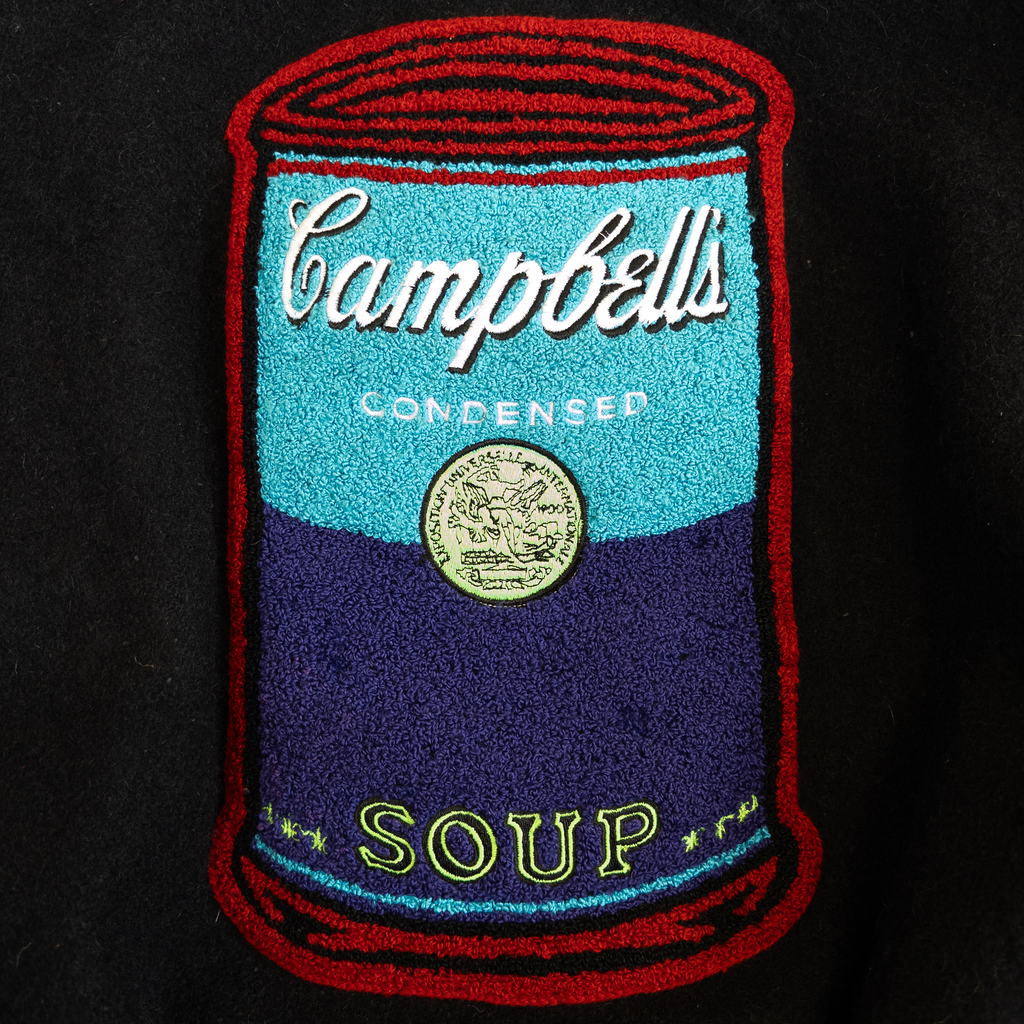 Canada Campbell’s Vintage Letterman Jacket | Men’s L-XL | Black