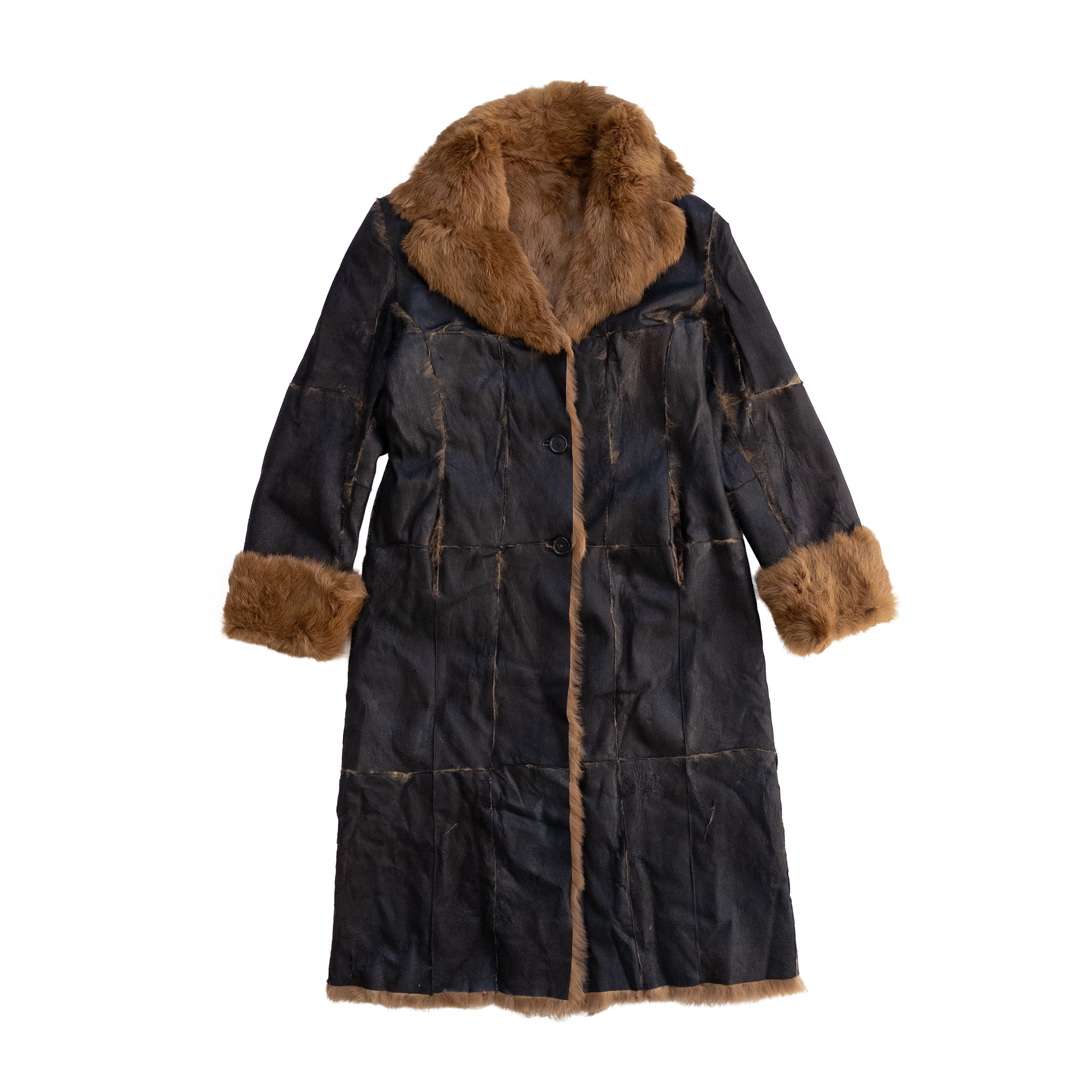 Afghan Long Fur Coat | Dark Brown