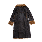 Afghan Long Fur Coat | Dark Brown