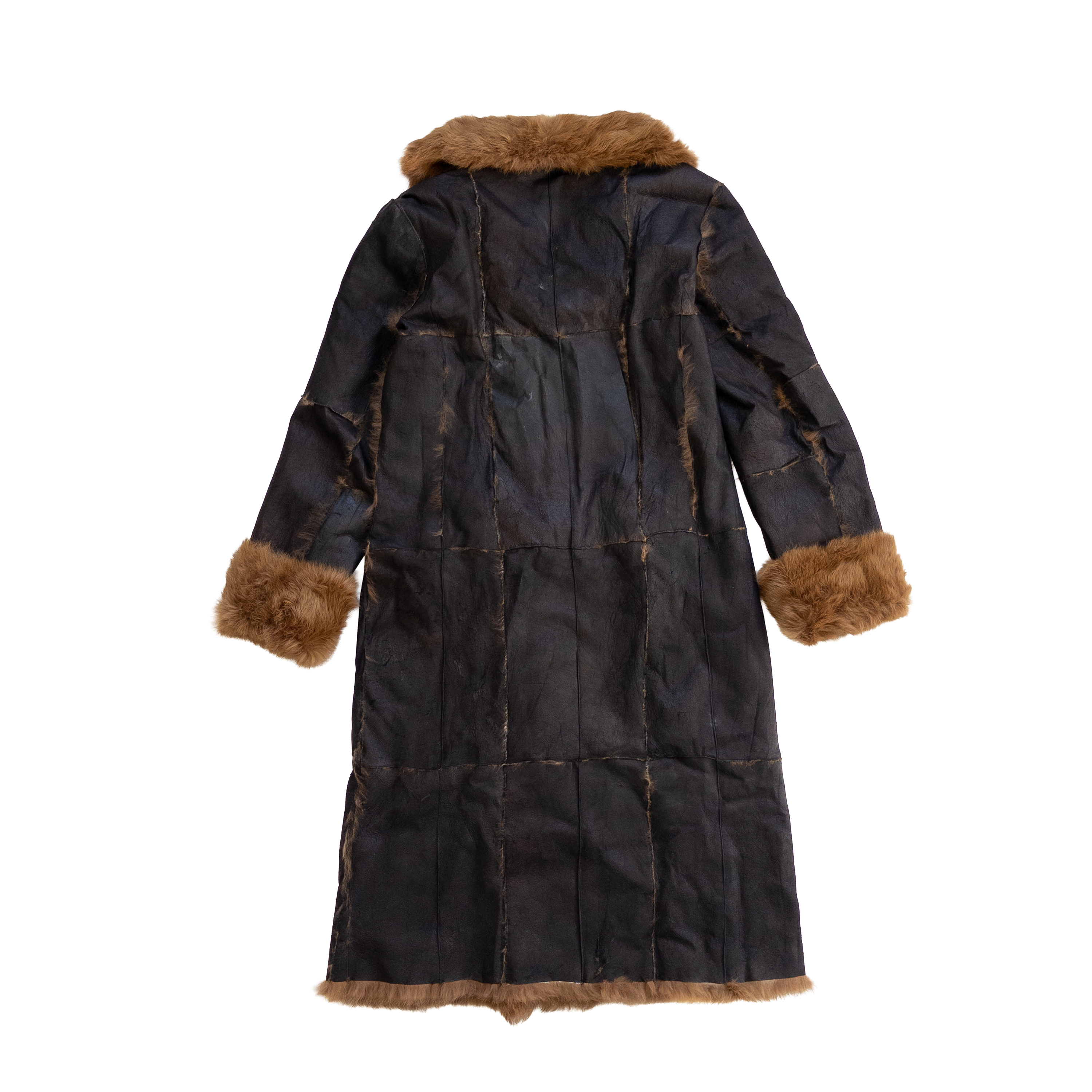 Afghan Long Fur Coat | Dark Brown
