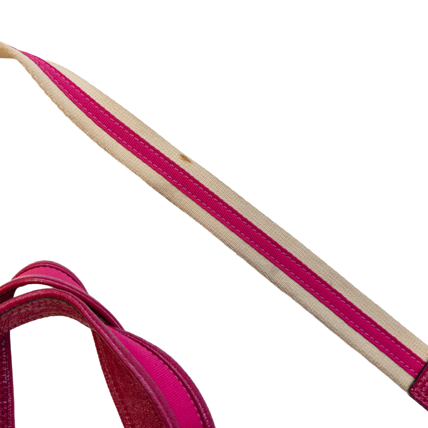 Metalic Two-way Coach Bag | Pink