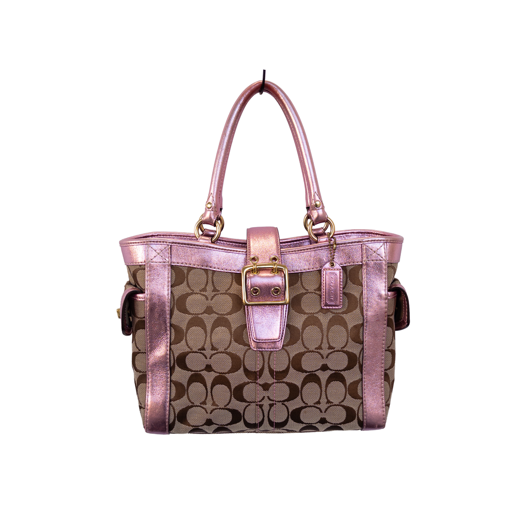 Coach Monogram Handbag | Pink