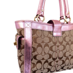 Coach Monogram Handbag | Pink