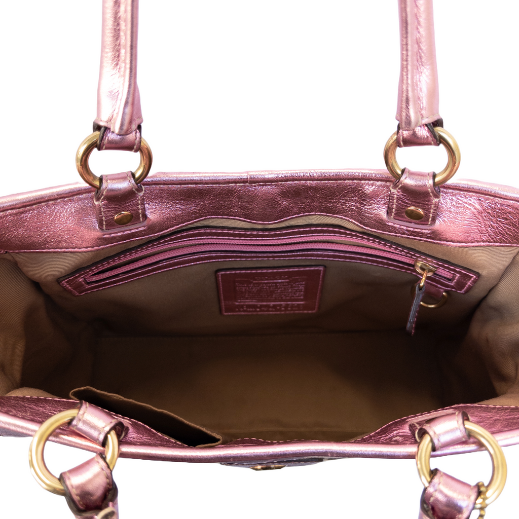 Coach Monogram Handbag | Pink
