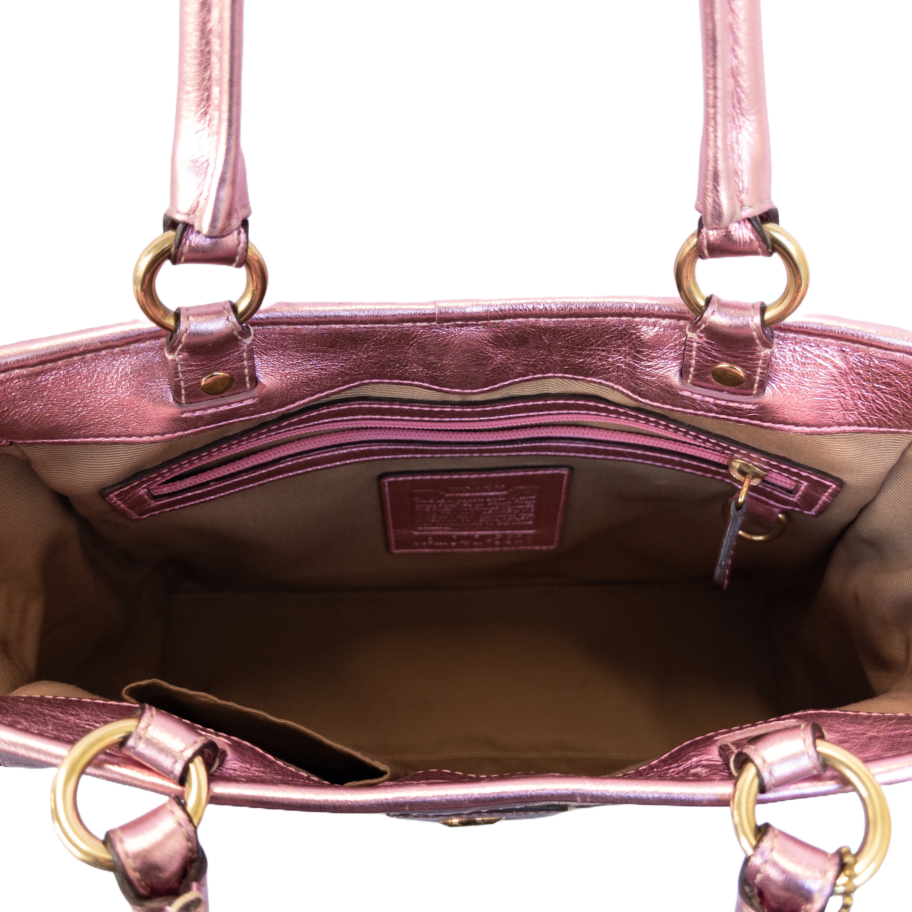 Coach Monogram Handbag | Pink