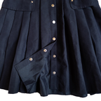 Armani Exchange Button Up Long Sleeve Modal Dress | S | Navy