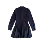 Armani Exchange Button Up Long Sleeve Modal Dress | S | Navy