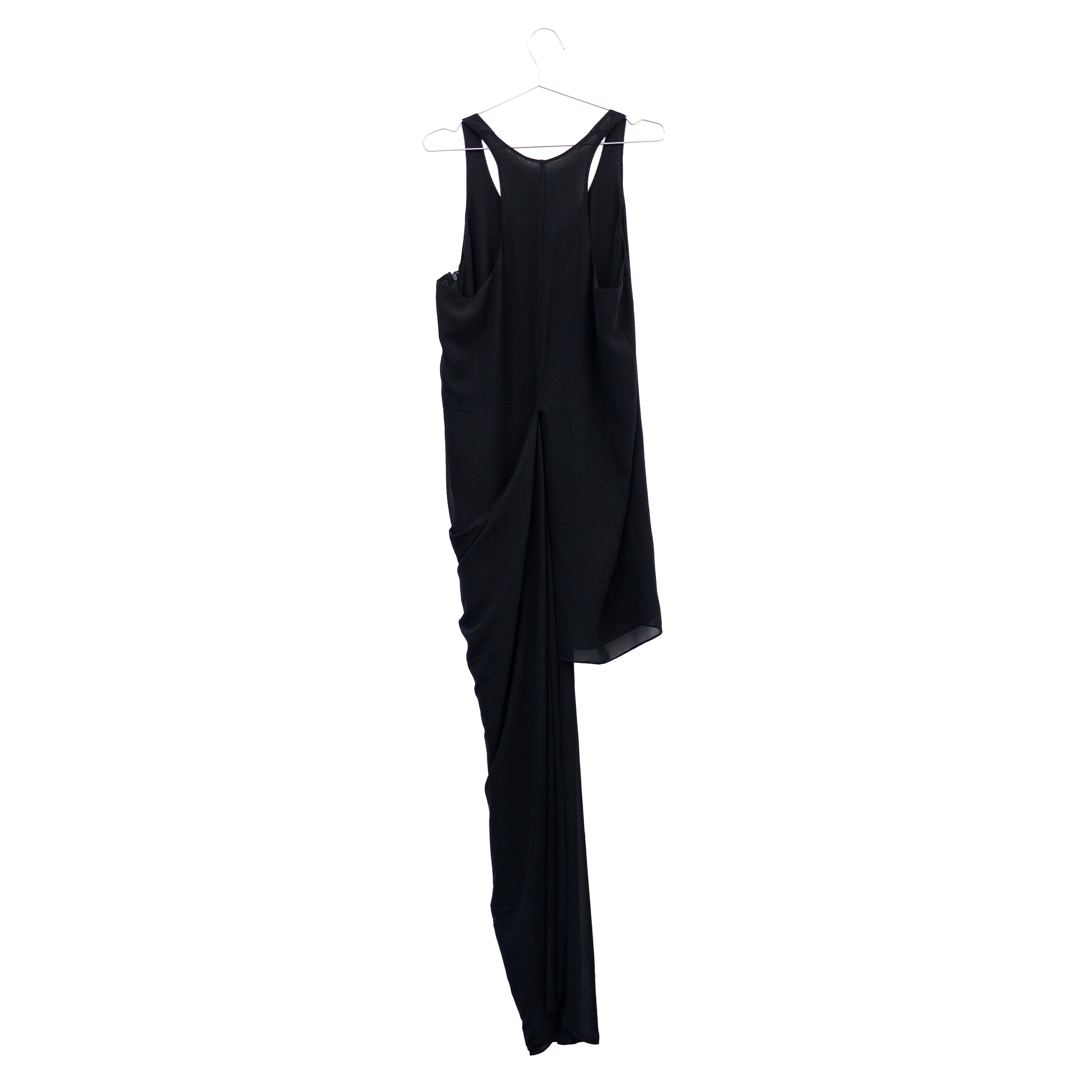 Acne Studio Scoop Neck Long Dress | Black