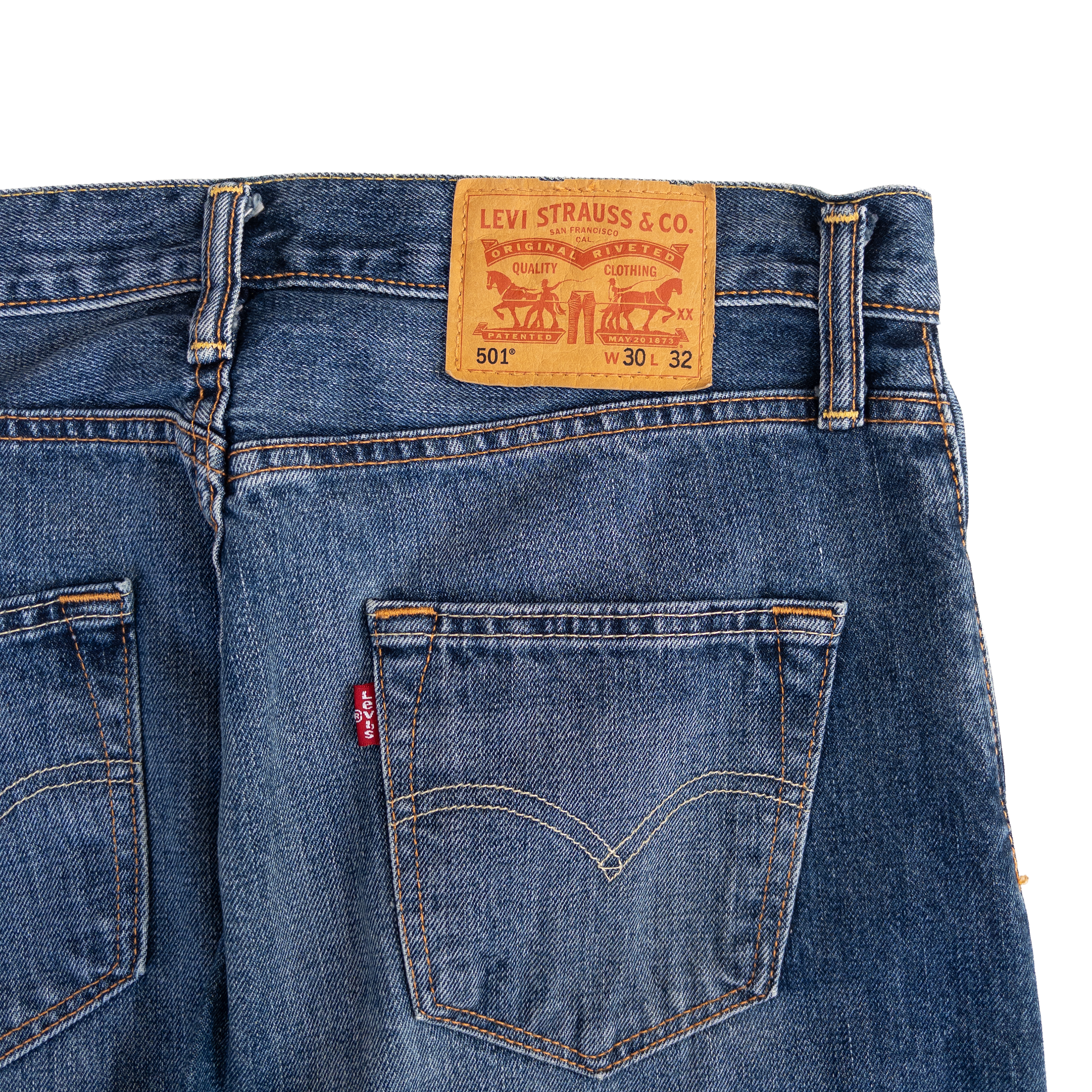 Levi’s 501 Straight Fit Jeans | 30 | Mid Wash