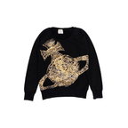 Vivienne Westwood Orb Print Crewneck Jumper | S | Black