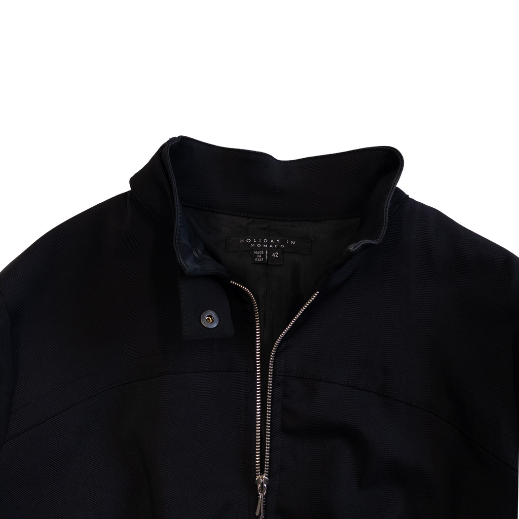 Holiday in Monaco Corset Zip Jacket | M-L | Black