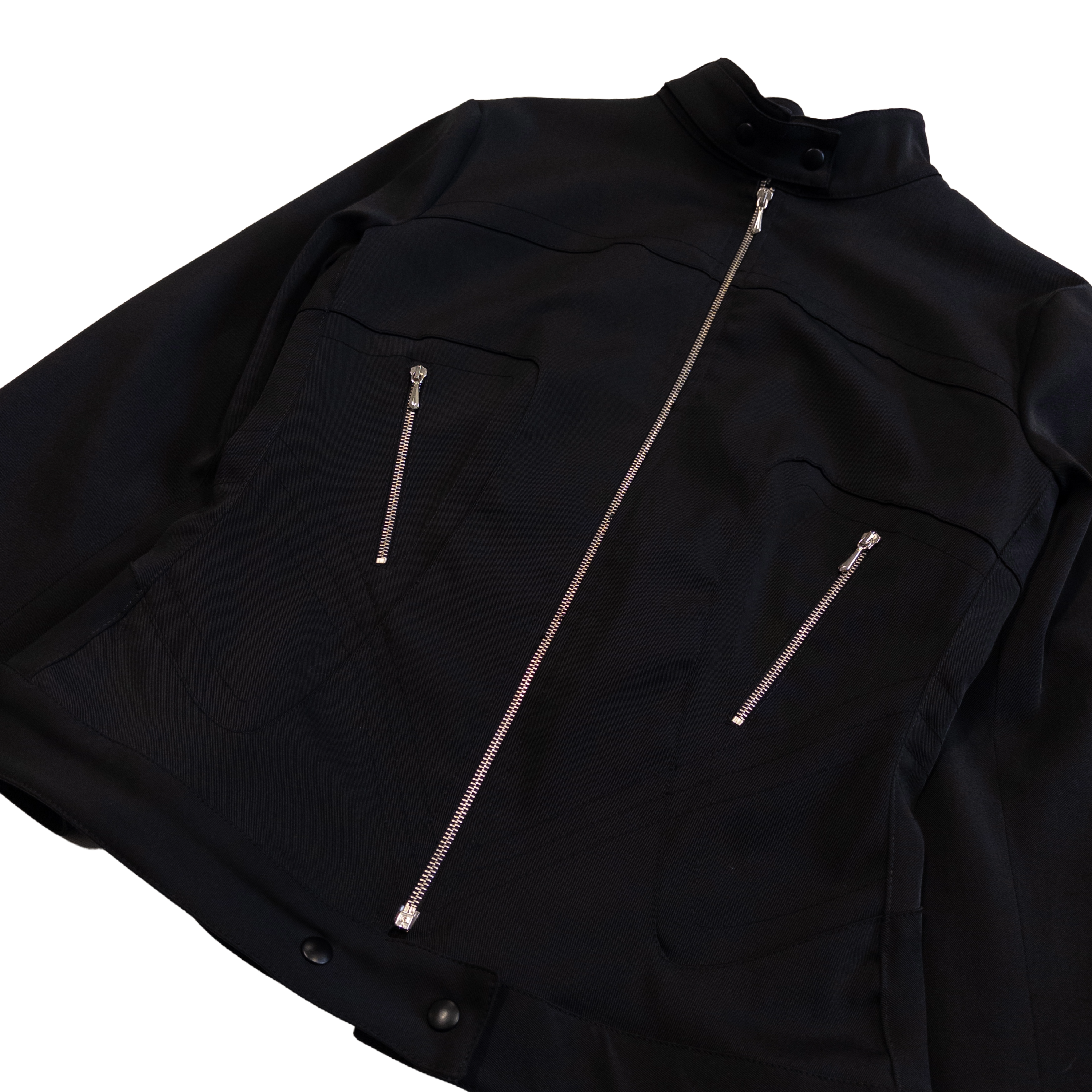 Holiday in Monaco Corset Zip Jacket | M-L | Black